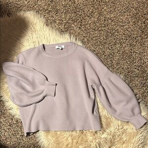 OAK Soft Lilac Crew Neck Sweater